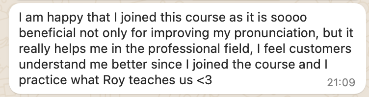 Student testimonial 2